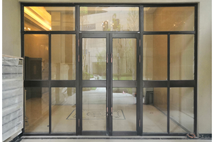 有無(wú)全玻璃防火門(mén)(圖1) 單元樓防火玻璃門(mén).jpg